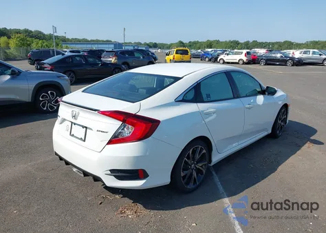 2021 Honda Civic Sport из США, поврежденный, VIN 2HGFC2F82MH541421